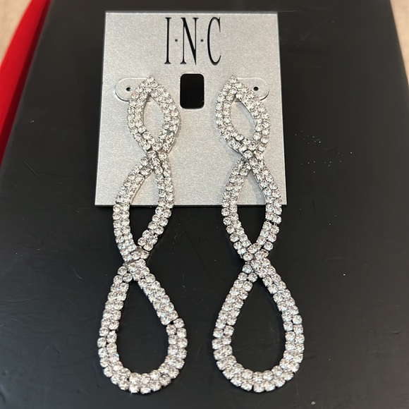 Brand New Infinity drop earrings by INC - Picture 2 of 3